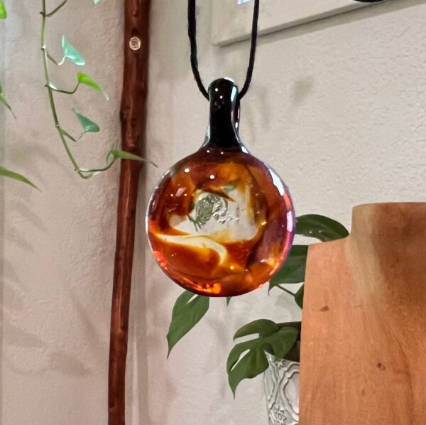 Cosmos Glass Necklace Pendant - Image 3