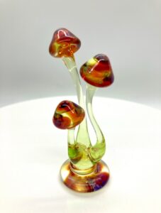 Yellow Clear Mushroom Cluster