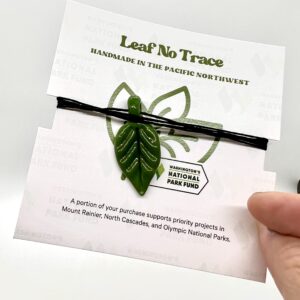 Glass Leaf Necklace